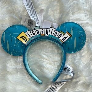 🆕 DISNEYLAND MICKEY EARS HEADBAND Teal Blue Making Magic